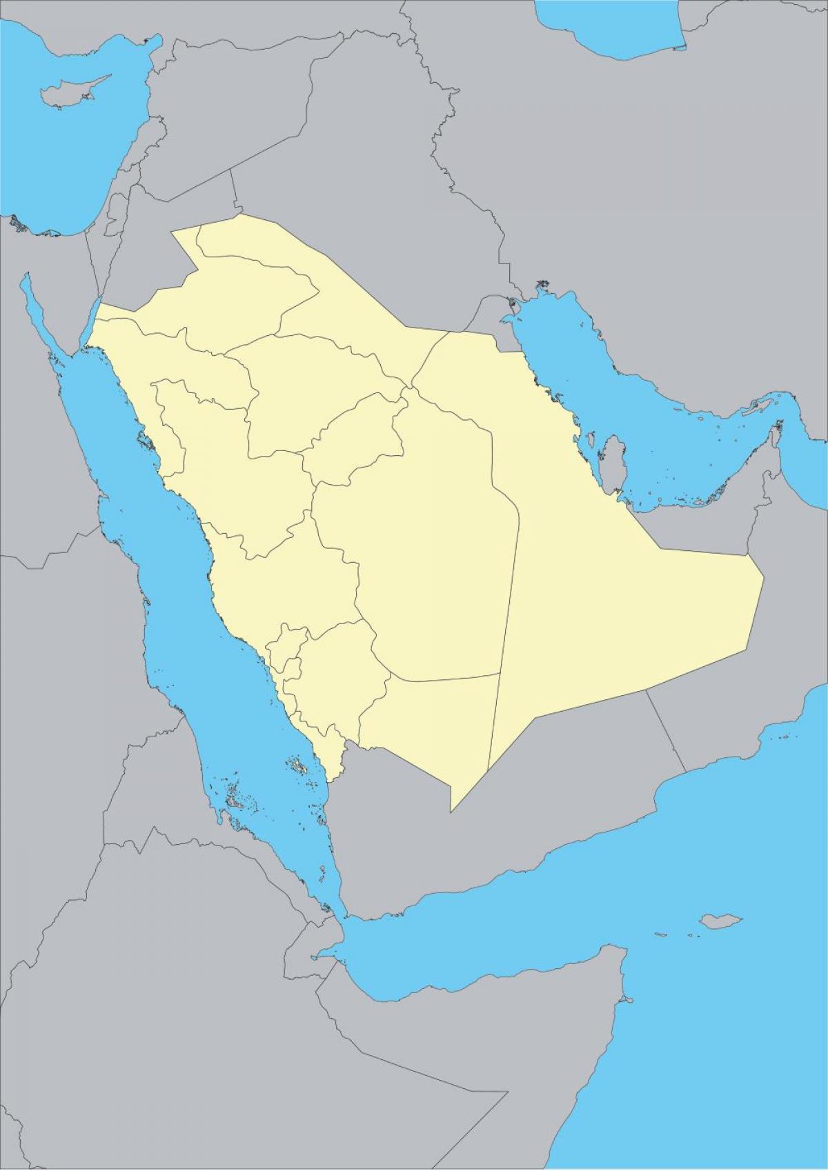 KSA векторна карта 