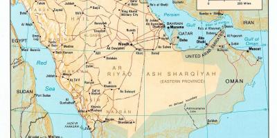 Саудитска Арабия карта HD
