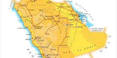Dammam К картата