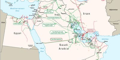Карта safaniya Саудитска Арабия